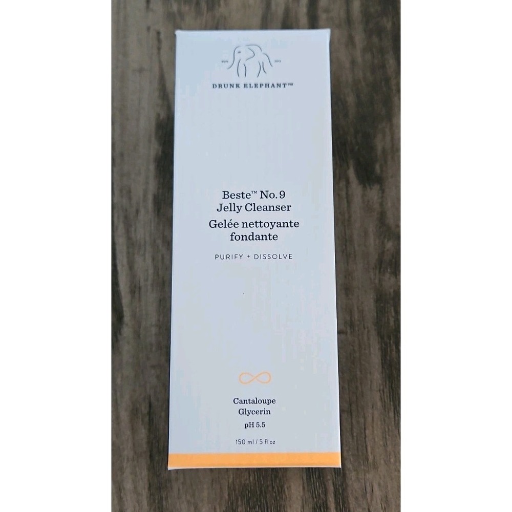 Drunk Elephant Beste No.9 Jelly Cleanser, 5oz Facial Cleanser New Sealed